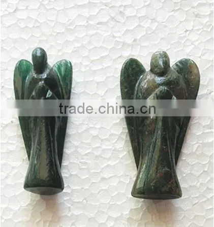 Stunning Green Mica 2INCH Angels | Gemstone Angel Figurine For Sale - Prime Exports