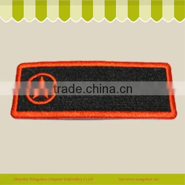 Hot Sale Wholesale Letter Logo Woven Embroidery Tag Sew-On photo-3