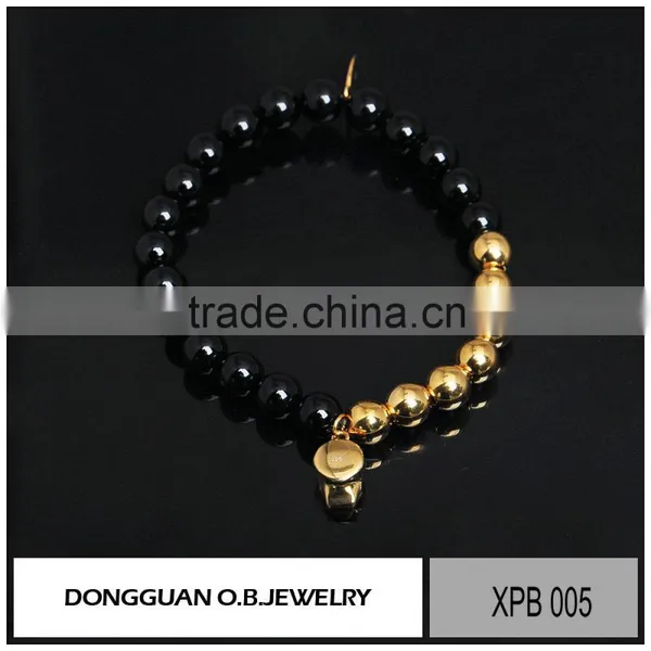 Fashion Skull Charm Bracelet/Fashion Adjustable Pearl Jewelry Bracelet photo-2