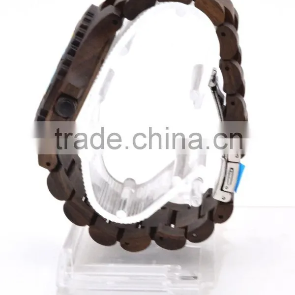 Hot Selling Japan Movement Quartz Wood Watch photo-5