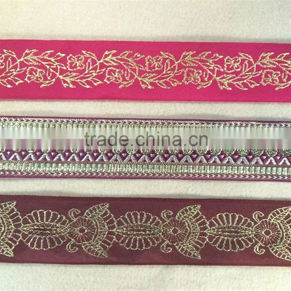 2016 Factory Wholesale Jacquard Ethnic Ribbon Trim