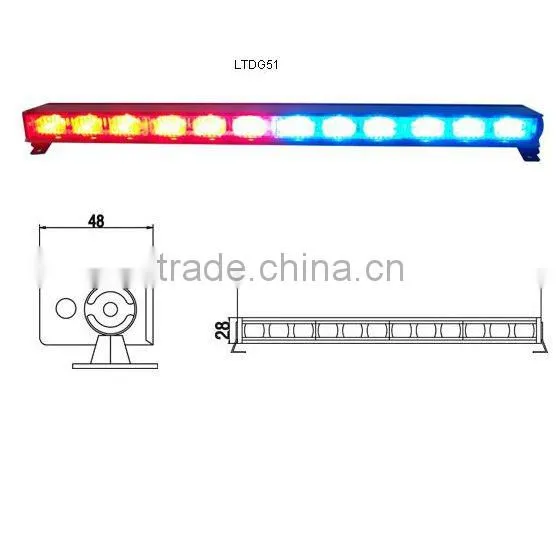 Factory Competitive Price Traffic Advisor Led Emergency Warning Strobe Light Bar, Led Traffic Advisor Strobe Light Bar, LTDG51 photo-2