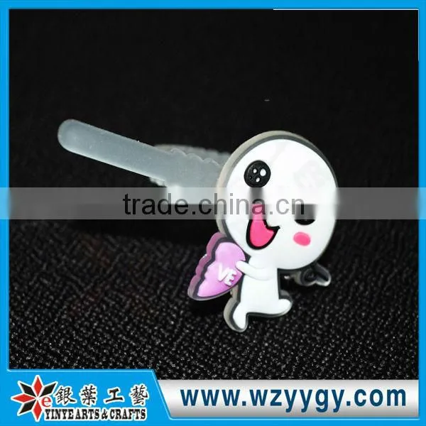 Cartoon cute office use multi functional PVC Epoxy cable strap low price