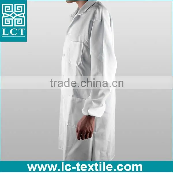 Popular Style High Quality 100% Cotton Twill White Dental Uniform photo-2