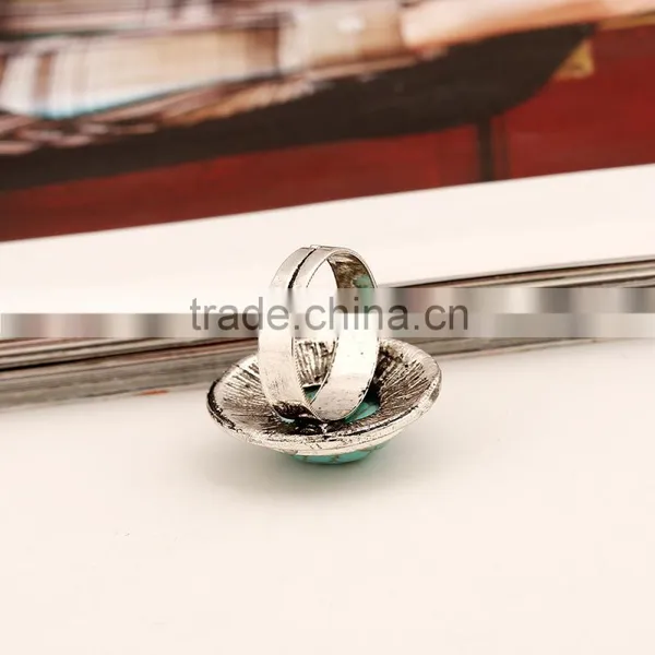 Fashion Jewelry 2016 Coeruleolactite Front Opening Ring photo-3
