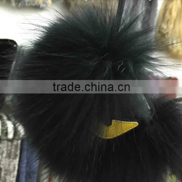 Wholesale Price Raccoon Fur Monster Keychain photo-5