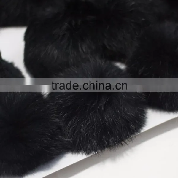Wholesale Genuine Colorful Real Fox Fur Pompoms photo-3