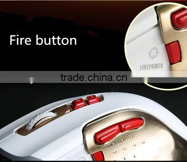 Latest Private Model Metal Sides 8d Funny Computer Glowing Gaming Mouse With Driver photo-4