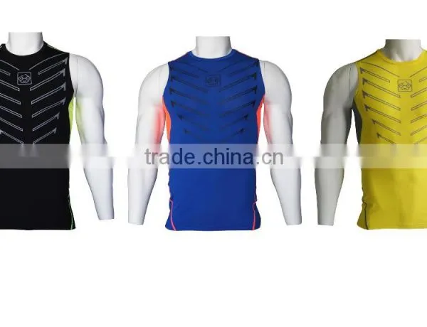 2016 New Design Fashion Custom Printed Gym Tank Top for Men photo-4