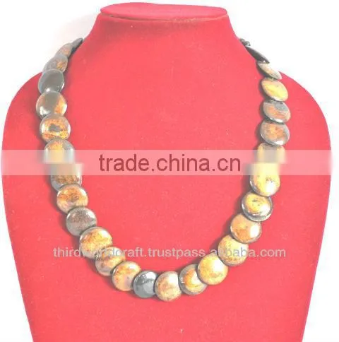 Necklace Made of Buffalo Bone and Horn photo-6
