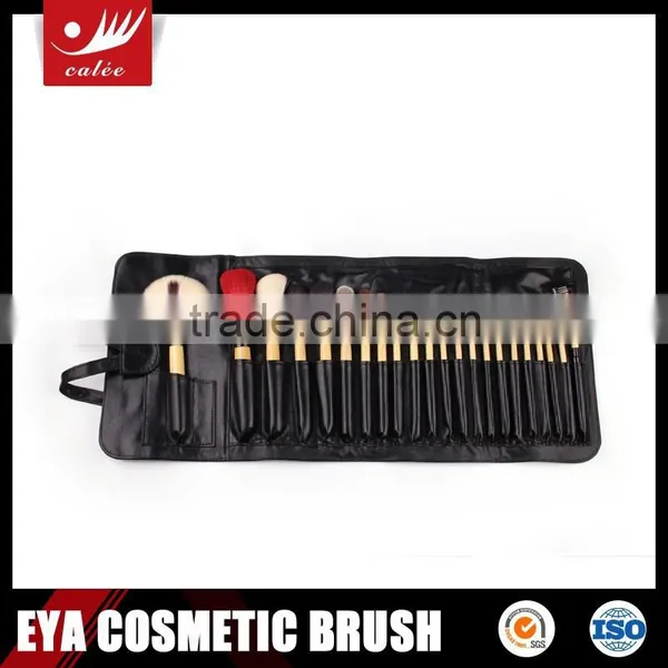 22 Pcs Professional Animal Hair Makeup Brush Set With Classic Black Bag photo-2