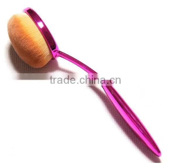 New High Quality 10pcs Oval Make up Brush Set, Oval Foundation Brush photo-5