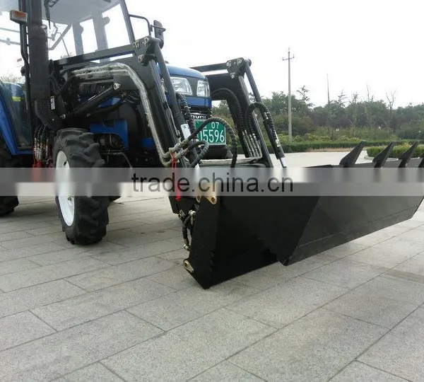 Front Loader Backhoe Loader With 4 in 1 Bucket for Sale photo-3