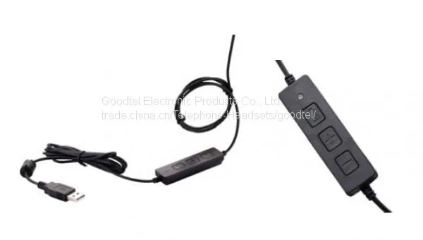 Бинауральный наушник для колл-центра USB
