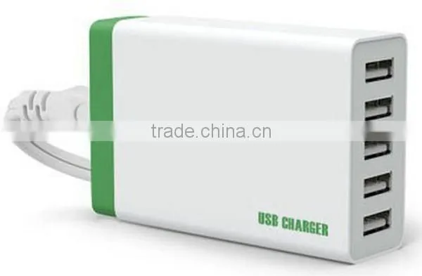Fast Charging Universal 5 Ports USB Plug Charger photo-4