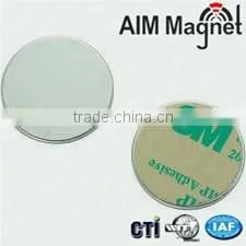 25mm Diameter x 3mm Thick Self-adhesive Neodymium Magnets photo-2