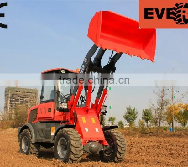 ER10 Everun Brand New Radlader 1.0 Ton CE Certificated With Pallet Forks photo-4