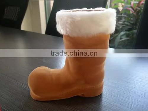 OEM Blow Molding Christmas Decoration Christmas Winter Boot Gift Boot Christmas Holiday Boot Decoration photo-4