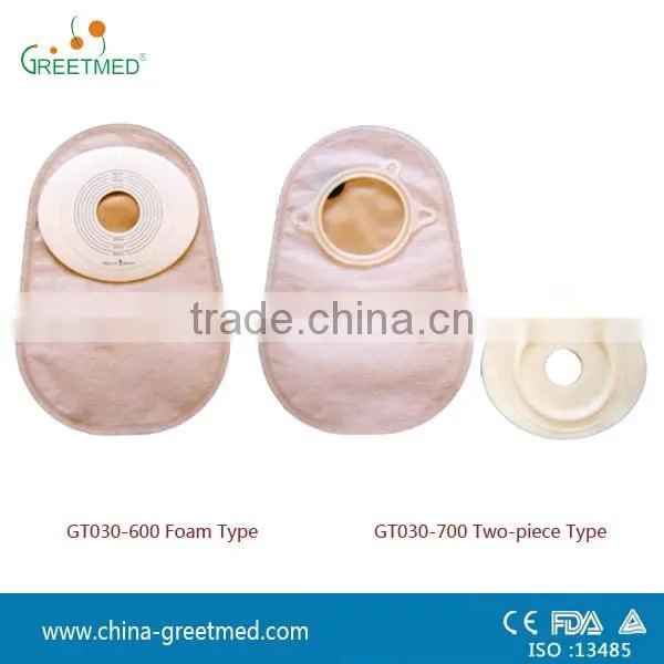 New Style Foam Type Disposable Closed Ostomy Bag photo-3