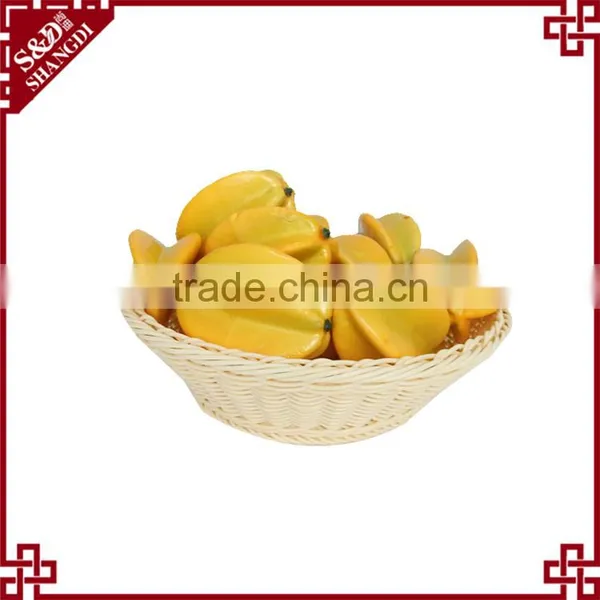 Smart Design Eco-friendly Hand Woven Home or Supermarket Used Plastic Basket for Fruit photo-2