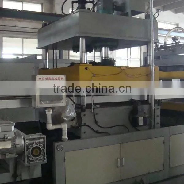 Double Worktables PS Fully Automatic Vacuum Forming Machine photo-6