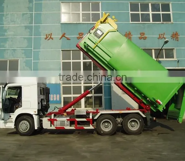 QINGZHUAN 25T SINOTRUK 6X4 Hooklift Truck Garbage Truck for Sale (manufacturer) photo-4