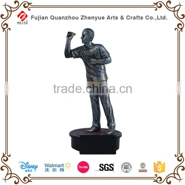 Customized Metal Appearance Polyresin Resin Pugilism Boxing Trophy Cup photo-3