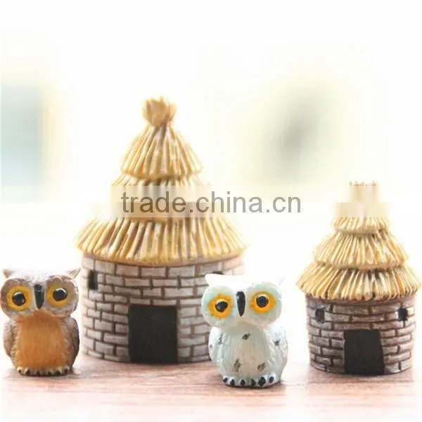 Zakka Love Sea Mini House ,Micro Landscape Accessories, Rural Wind Thatched Houses photo-3