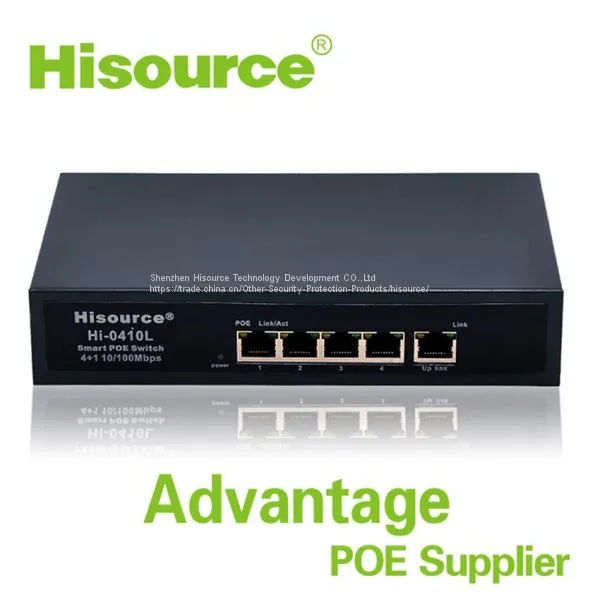 10/100Mbps 4+1 5 Port Network Poe Switch photo-3