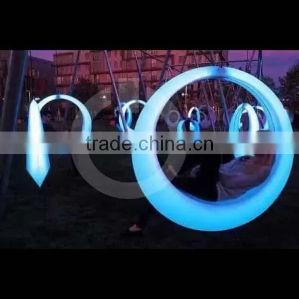 Led Outdoor Furniture With Waterproof Plastic LED Illuminated Circle Chairs photo-6