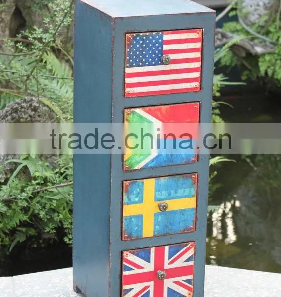 2015 American Style Cabinet, Antique Wooden Cabinet for Home Decoration