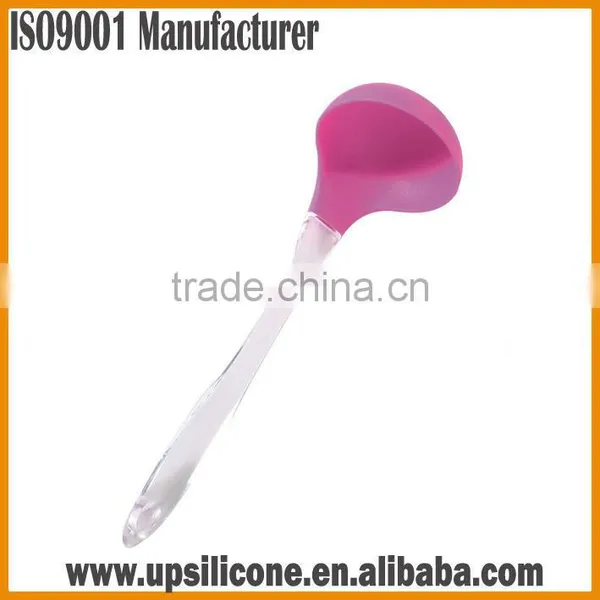 Different Types of Soup Ladle Silicone Ladle Nessie Ladle With Nylon Handle photo-6