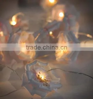 2016 Hot Selling Battery Operated LED Fairy String Lights Rose LED for Party, Wedding photo-2