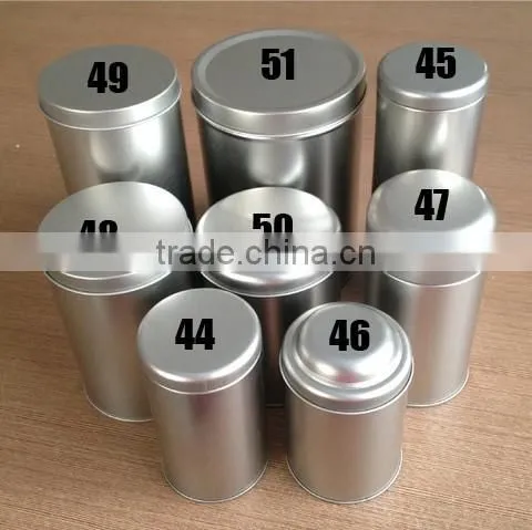 Round Tea Tin Box