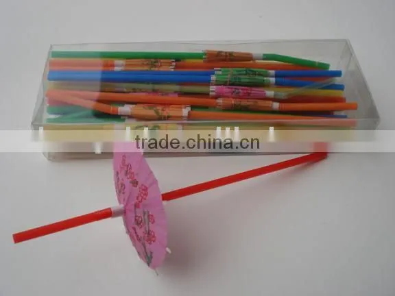 Decoration Drinking Straws, Flexible Plastic Drinking Straw , Cocktail Straw,party Straw,party Decoration Pick