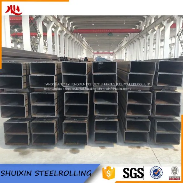 Black Q215 JIS Hot Rolled Rectangular Factory Sales Building pe Coated Steel Pipe photo-4