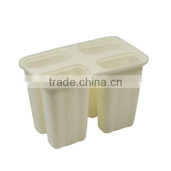 Silicone 4 Cavities Ice Mold Industrial Popsicle Molds Rubber Ice Maker photo-6