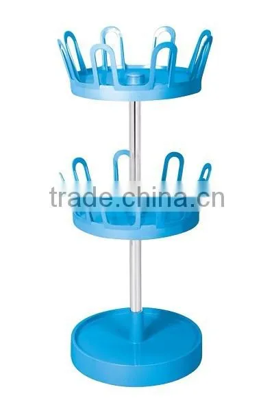 Swivel ABS Slippers Rack, 2-tier Waterproof Shoe Rack,round Shoe Rack photo-6