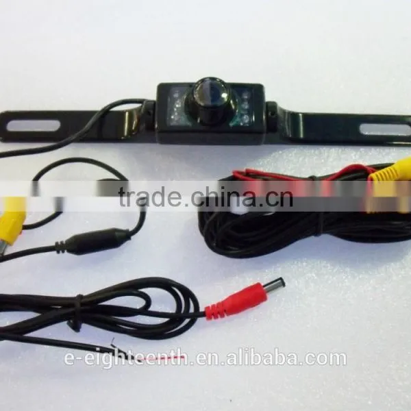 2016 New Waterproof E322 CMOS Car Night Vision 7 LED Rear View Reverse Backup Parking Camera Hidden Camera photo-2