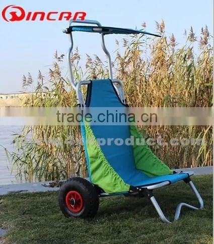 Kayak Cart & Surfboard Chair Trolley Collapsible Canoe Cart Carrier photo-4
