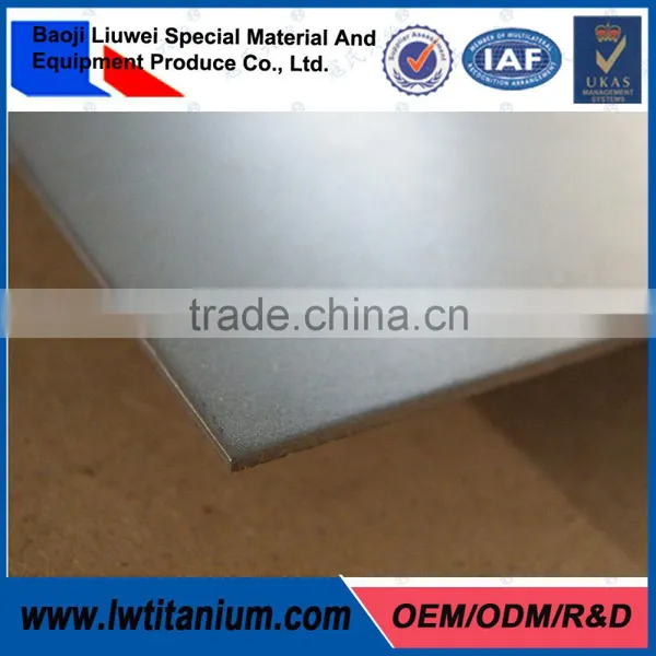 ASTM B265 Low Price and High Quality Medical Titanium Plate