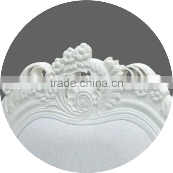 Bed Carving Nobel White Color photo-3