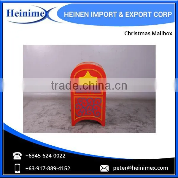 High Quality Red Christmas Mailbox photo-5