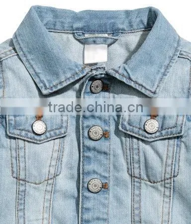 New Fashion Design Boys Blue Jean Jackets Stylish Kids Denim Coats photo-3