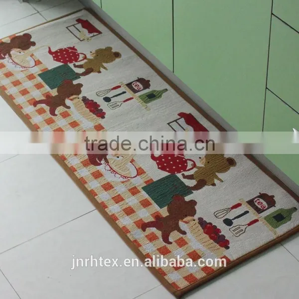 Eco-friendly100%polyester Printed Kitchen Mat photo-2