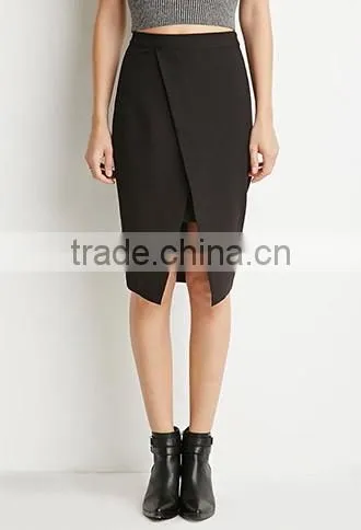 Female Bust in Best Collocation Skirt Level Split a Pencil photo-2