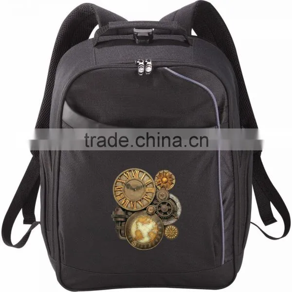 Checkmate TSA 15" Computer Backpack - Laptop-only Section Unfolds to Lay Flat on the X-ray Belt and Comes With Your Logo photo-2