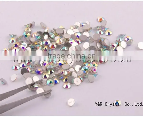 China Best Quality Flat Back Crystal Non Hot Fix AB Rhinestone photo-2