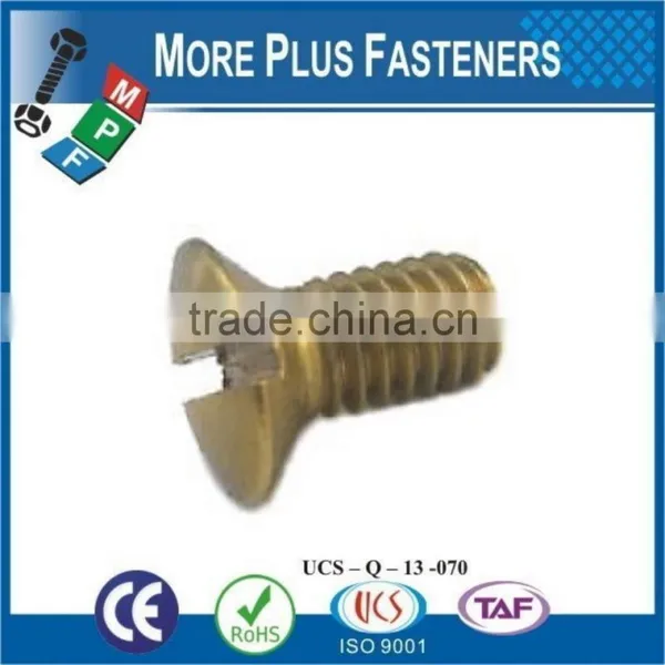 Made in Taiwan ISO 2010 Slotted Raised Countersunk Oval Head Machine Screw DIN 964 photo-2