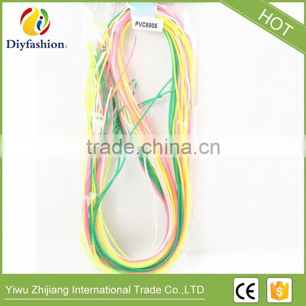 PVC8809 DIY Knit Plastic PVC Strings DIY Knit Plastic PVC Strings Scoubidous for Kids photo-6